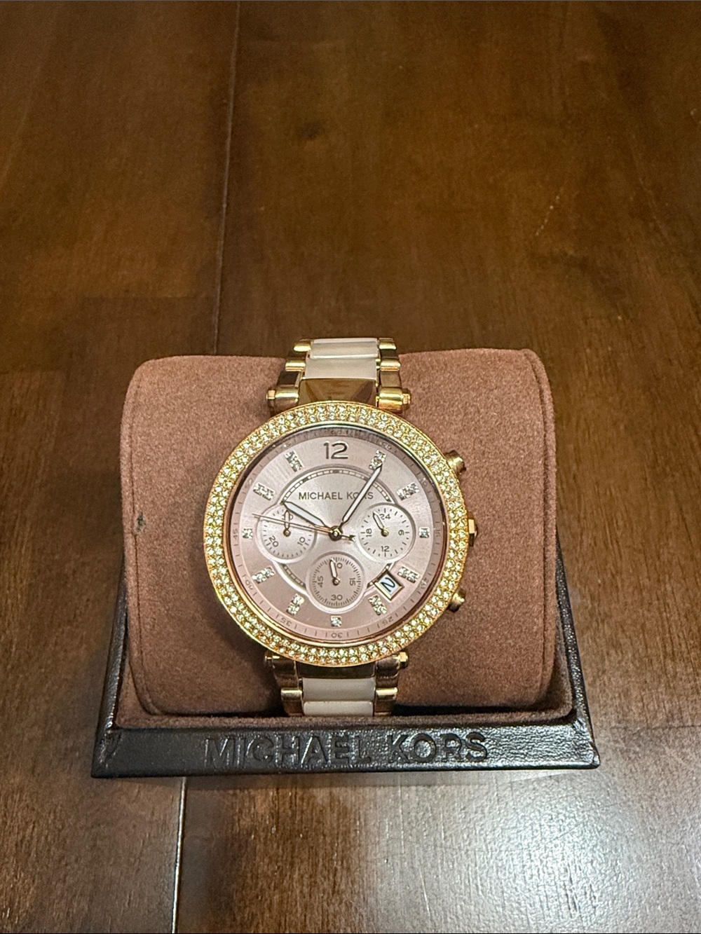 Michael Kors Parker MK5896 Rose Gold Blush Crystal Watch